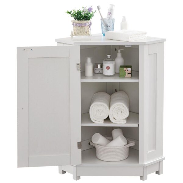 Merax Bathroom Triangle Corner Storage Cabinet