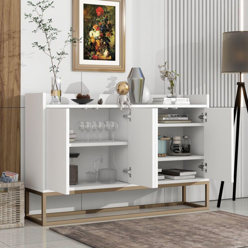 Merax Modern Sideboard Elegant Buffet Cabinet With Large Storage Space For Dining Room, Entryway - Image 3