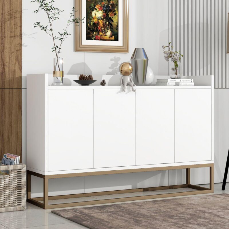 Merax Modern Sideboard Elegant Buffet Cabinet With Large Storage Space For Dining Room, Entryway - Image 2