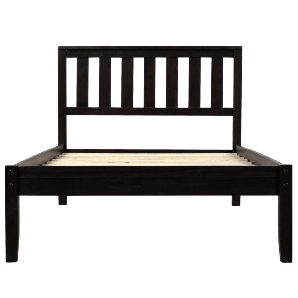 Merax Wood Platform Bed With Headboard