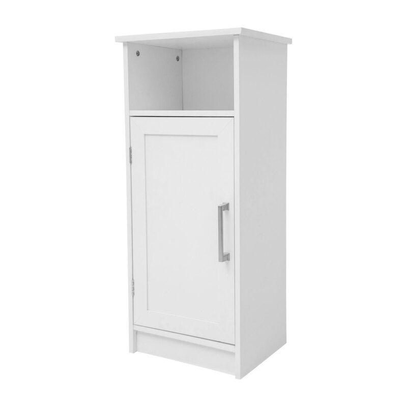 Merrick Lane Contemporary Single Door Bathroom Storage Cabinet With Shelves - Image 6