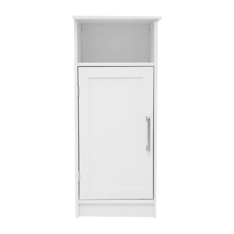 Merrick Lane Contemporary Single Door Bathroom Storage Cabinet With Shelves - Image 5