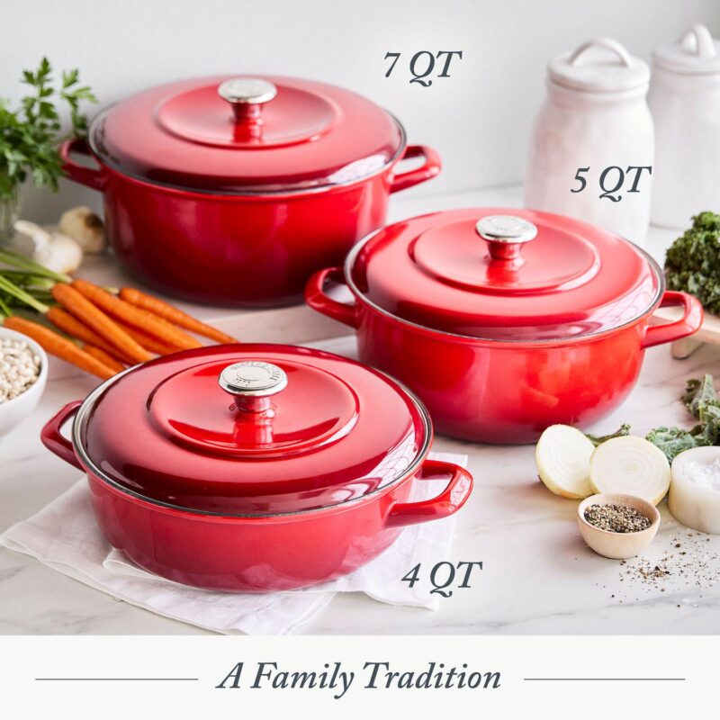 Merten and Storck Enameled Iron 7-Quart Dutch Oven - Image 8