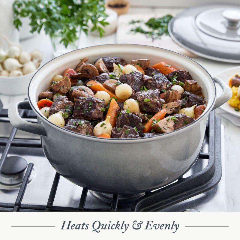 Merten and Storck Enameled Iron 7-Quart Dutch Oven - Image 7
