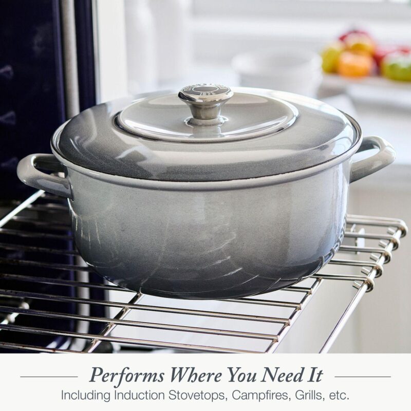 Merten and Storck Enameled Iron 7-Quart Dutch Oven - Image 6