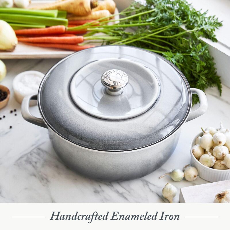 Merten and Storck Enameled Iron 7-Quart Dutch Oven - Image 2