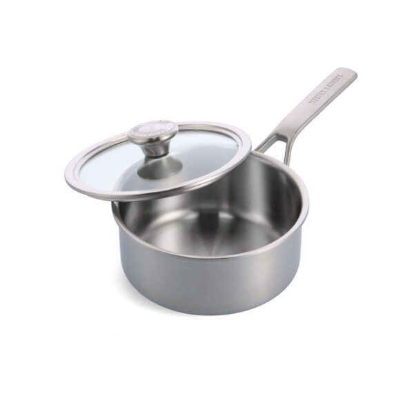 Merten and Storck Stainless Steel 1.5-Quart Saucepan and Lid