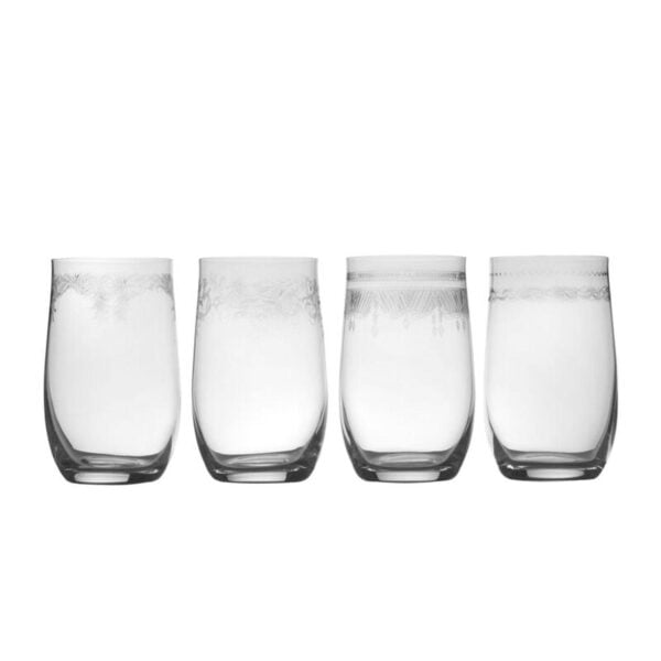 Mikasa 4-Piece Amelia Highball Glass Set