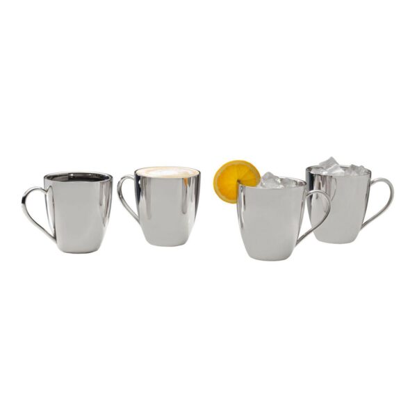 Mikasa 4-pc. Stainless Steel Mug Set