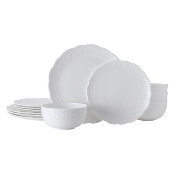 Mikasa Abigail 12-Piece Bone China Dinnerware Set