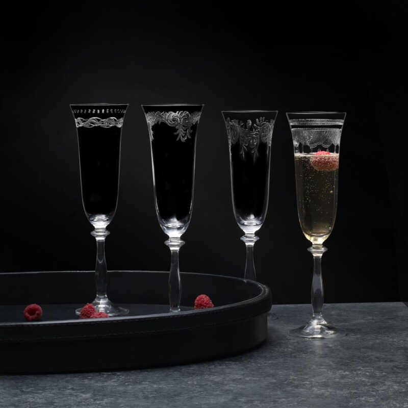 Mikasa Amelia 4 pc Champagne Flutes Set - Image 4