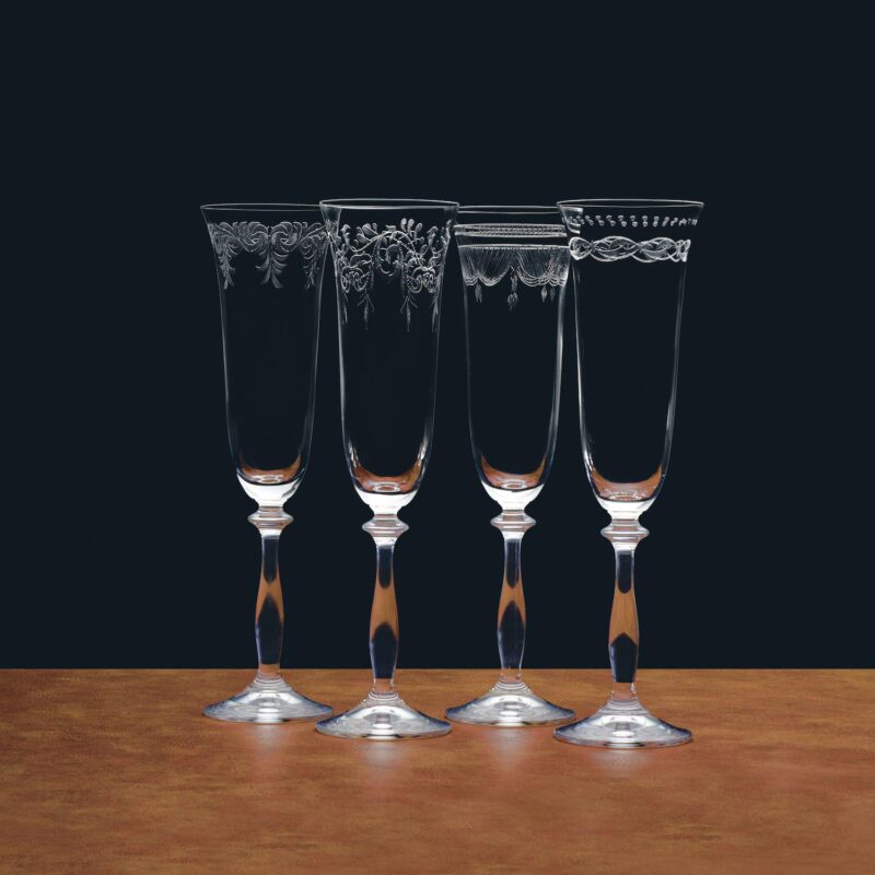 Mikasa Amelia 4 pc Champagne Flutes Set - Image 2