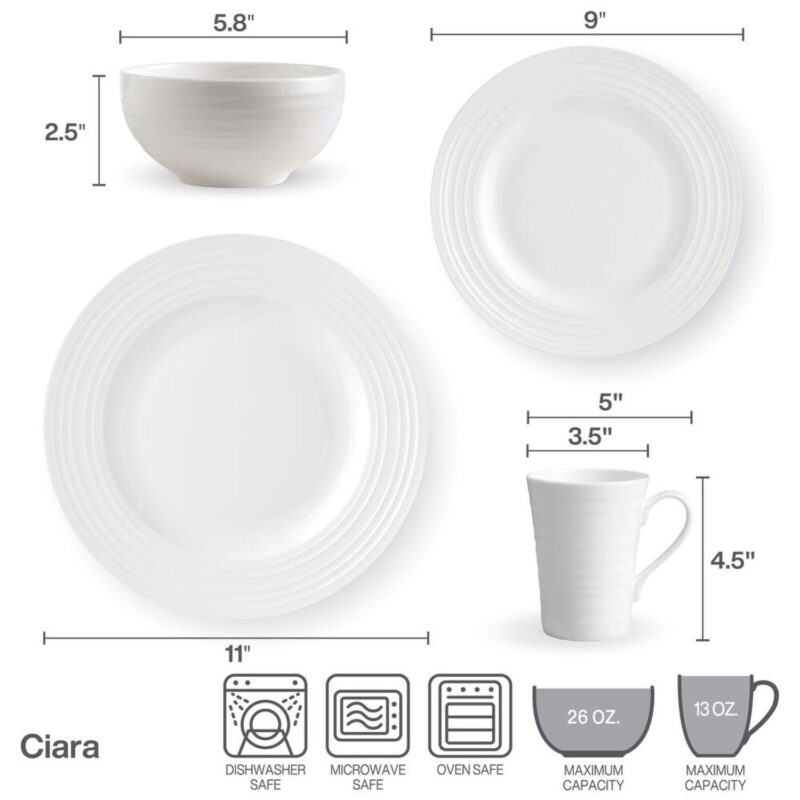 Mikasa Ciara 16-Piece Dinnerware Set - Image 5