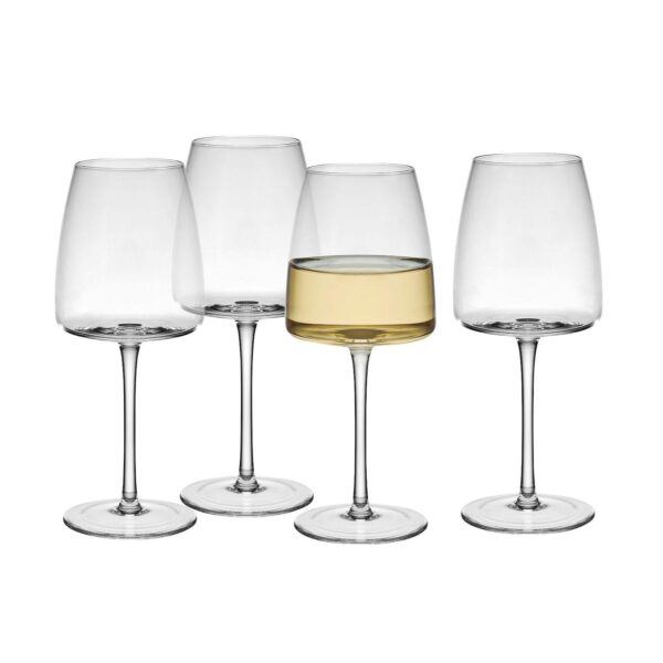 Mikasa Cora 4 pc White Wine Glasses Set