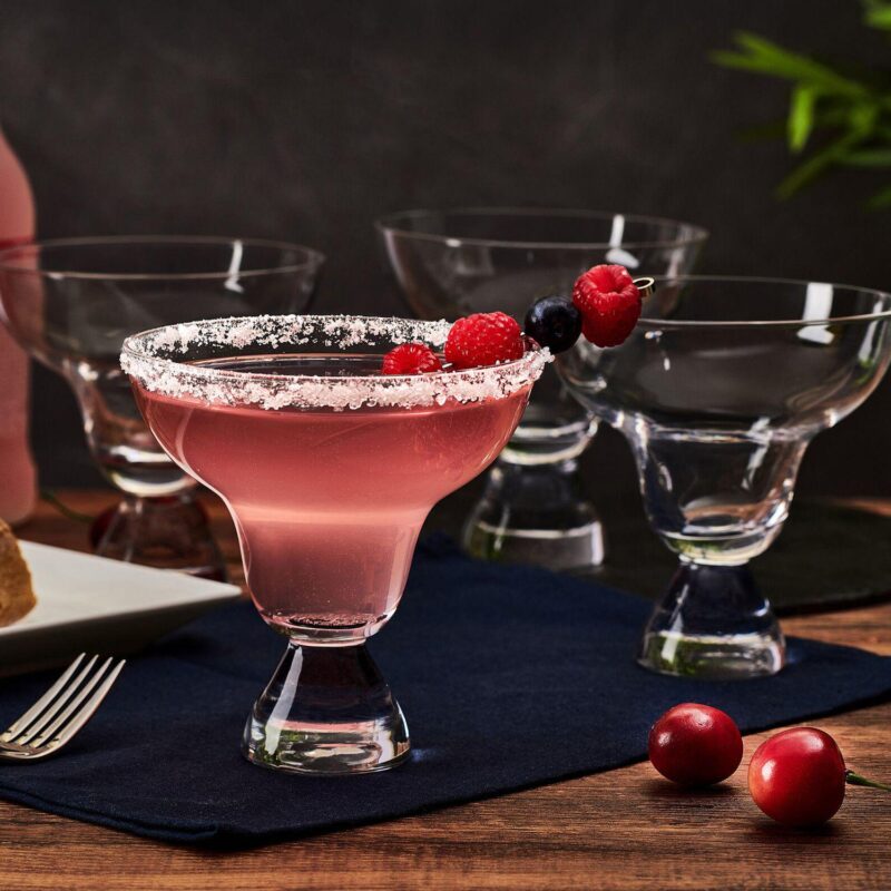 Mikasa Craft 4 pc Stemless Margarita Glasses Set - Image 4