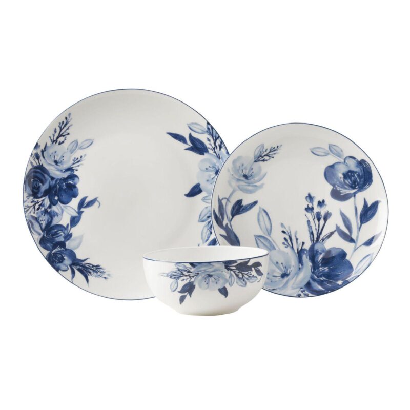 Mikasa Darcy 12-Piece Bone China Dinnerware Set - Image 3