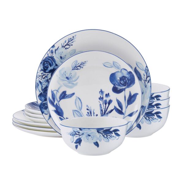 Mikasa Darcy 12-Piece Bone China Dinnerware Set