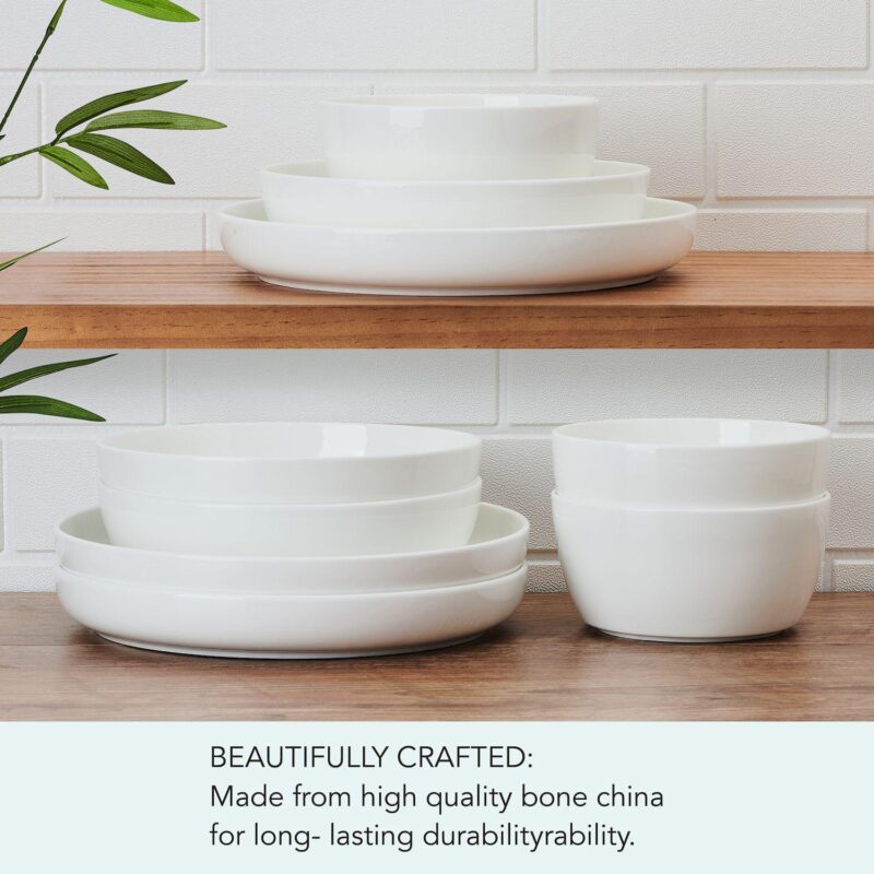 Mikasa Delray 9-Piece Dinnerware Bowl Set - Image 3