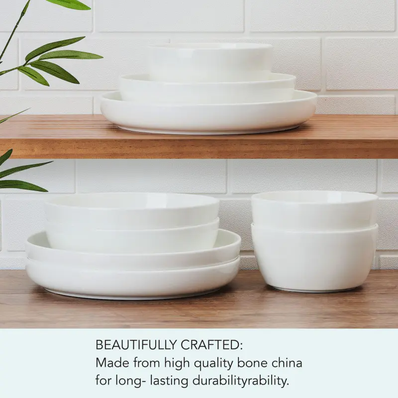 Mikasa Delray 9-Piece Dinnerware Bowl Set - Image 3