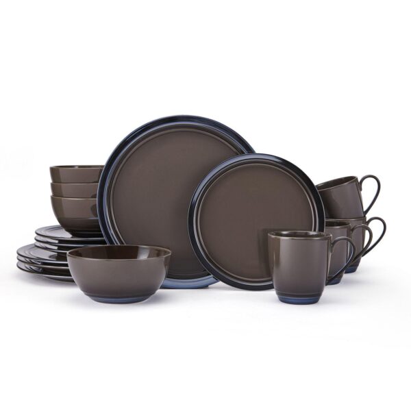 Mikasa Elura Espresso 16-Piece Dinnerware Set