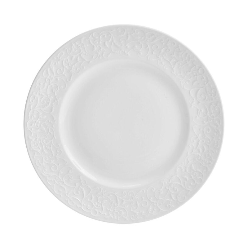 Mikasa Embossed Parchment 18-Piece Bone China Dinnerware Set - Image 5