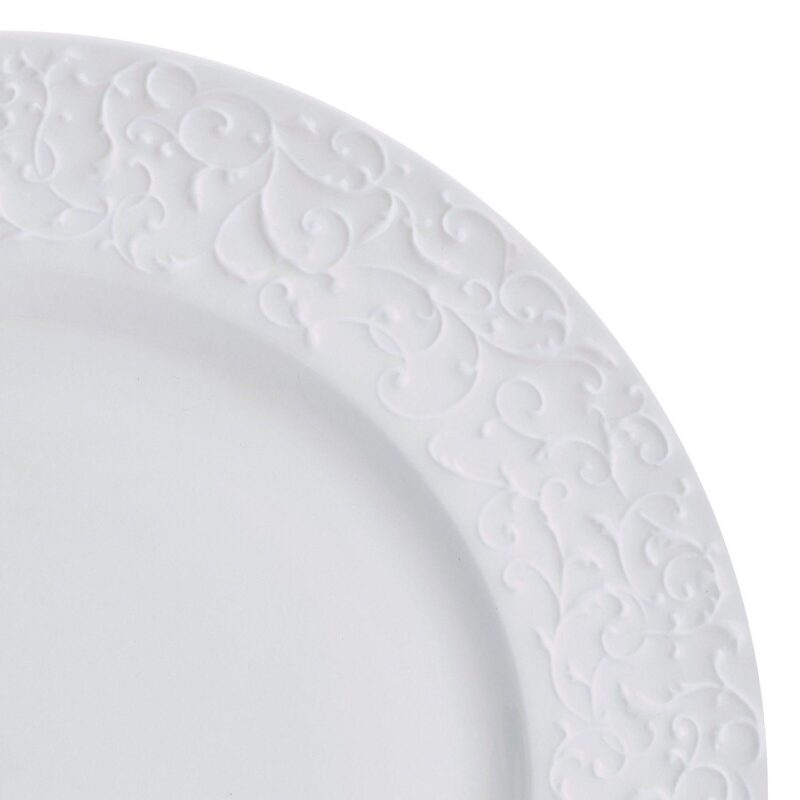 Mikasa Embossed Parchment 18-Piece Bone China Dinnerware Set - Image 7