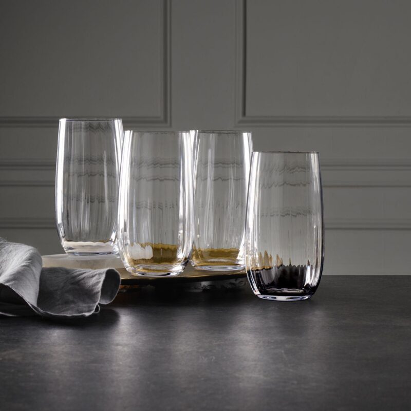 Mikasa Gail Optic 4 pc Highball Glasses Set - Image 2