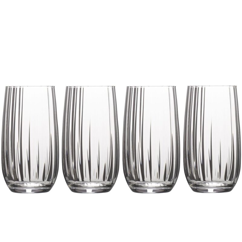Mikasa Gail Optic 4 pc Highball Glasses Set - Image 3