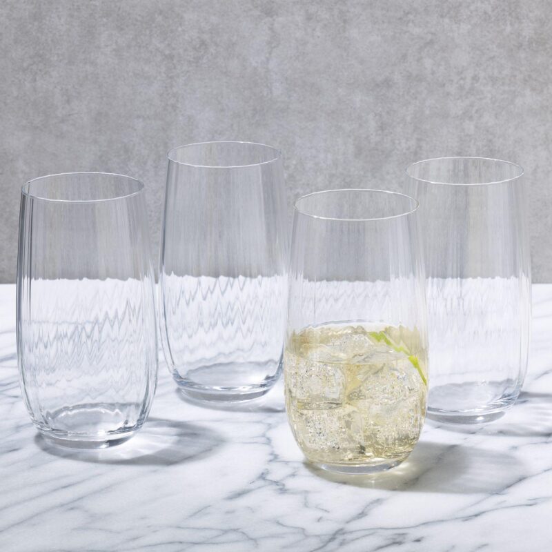 Mikasa Gail Optic 4 pc Highball Glasses Set - Image 5