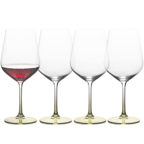 Mikasa Gianna Ombre 4 pc Red Wine Glasses Set