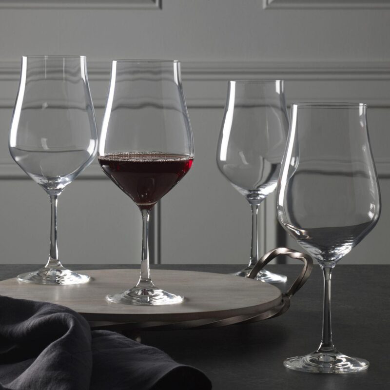 Mikasa Grace 4 pc Bordeaux Wine Glasses Set - Image 2