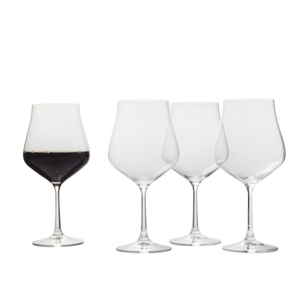 Mikasa Grace 4 pc Red Wine Glasses Set