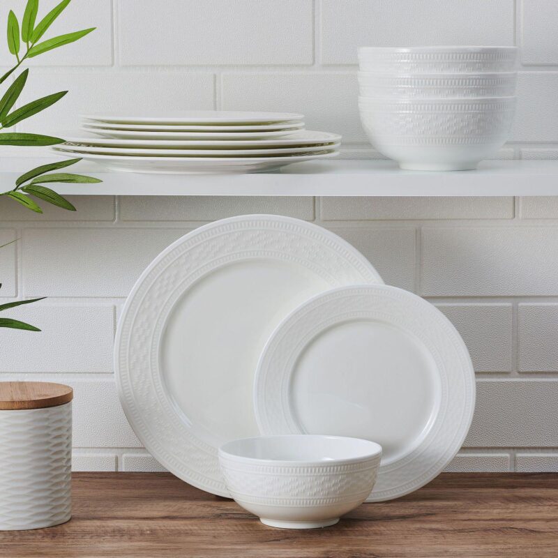 Mikasa Haven Bone China 12 pc Dinnerware Set - Image 9