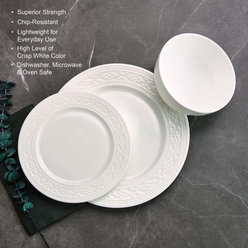 Mikasa Haven Bone China 12 pc Dinnerware Set - Image 2