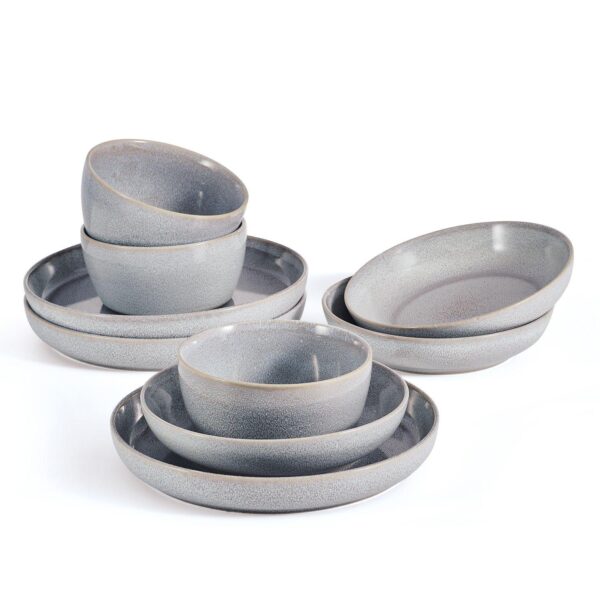 Mikasa Huxley Grey 9-Piece Dinnerware Set