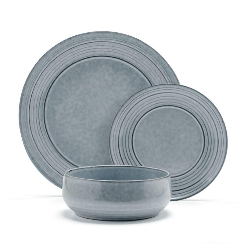 Mikasa Jensen 12-Piece Stoneware Dinnerware Set - Image 3