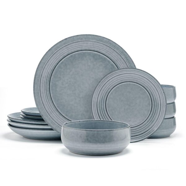 Mikasa Jensen 12-Piece Stoneware Dinnerware Set