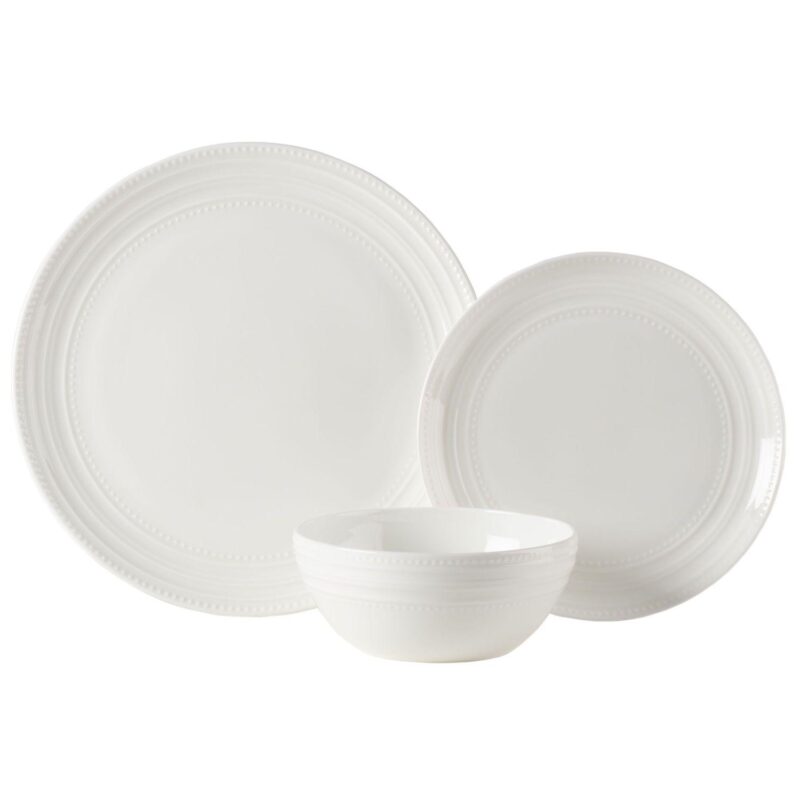 Mikasa Kamryn 12-Piece Vegan Bone Dinnerware Set - Image 3