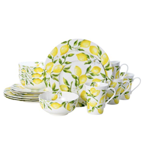 Mikasa Lemons Bone China 16-pc. Dinnerware Set