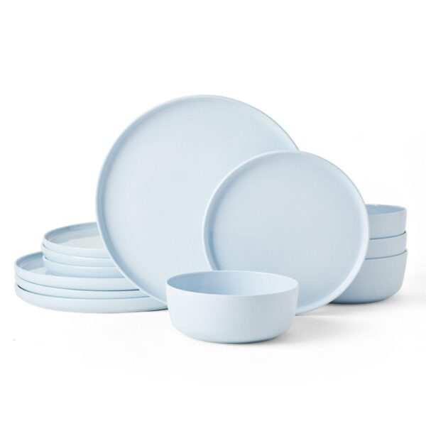 Mikasa Madison 12-pc. Misty Blue Dinnerware Set