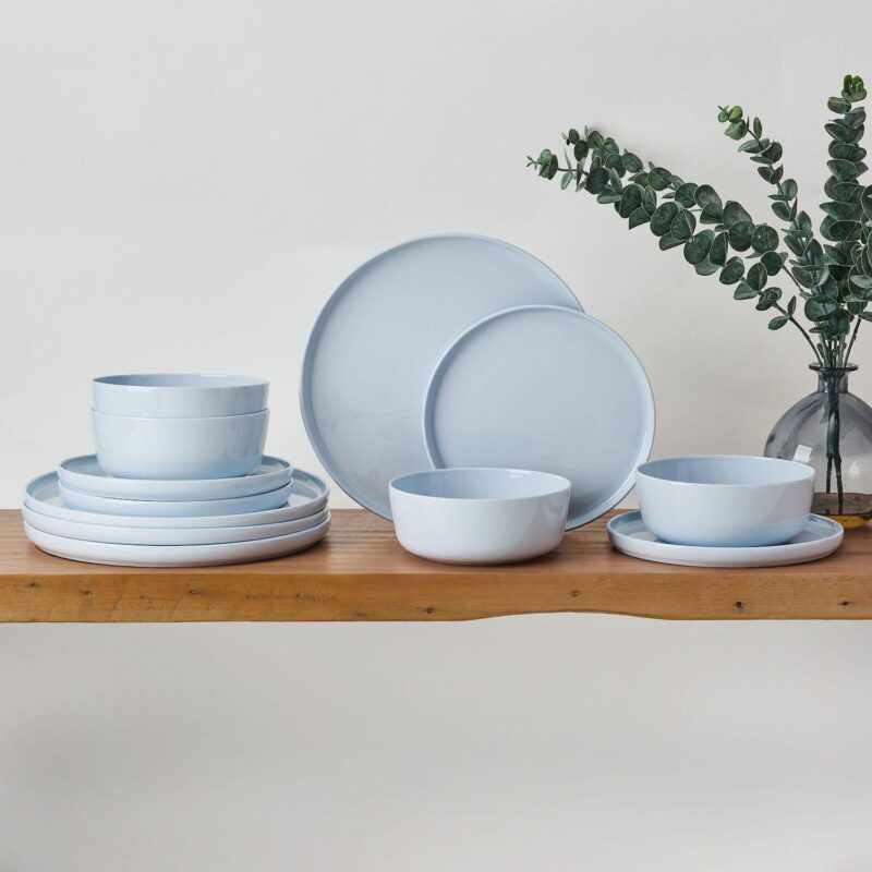 Mikasa Madison 12-pc. Misty Blue Dinnerware Set - Image 2