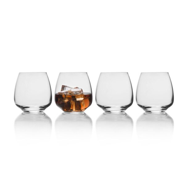 Mikasa Melody 4-pc. 15-oz. Stemless Double Old Fashioned Glass Set