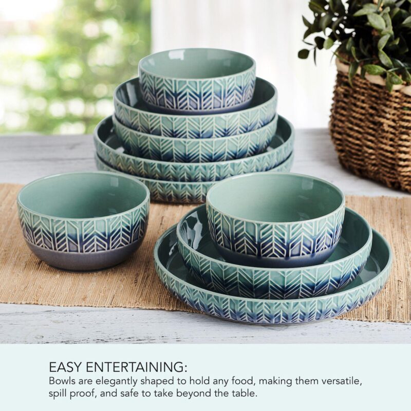 Mikasa Osborne 9-Piece Dinnerware Bowl Set - Image 3