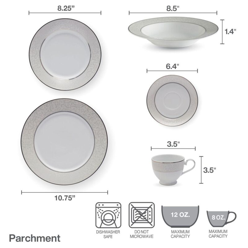 Mikasa Parchment 40-Piece Dinnerware Set - Image 6