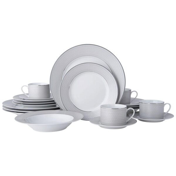 Mikasa Percy Grey 20-Piece Dinnerware Set