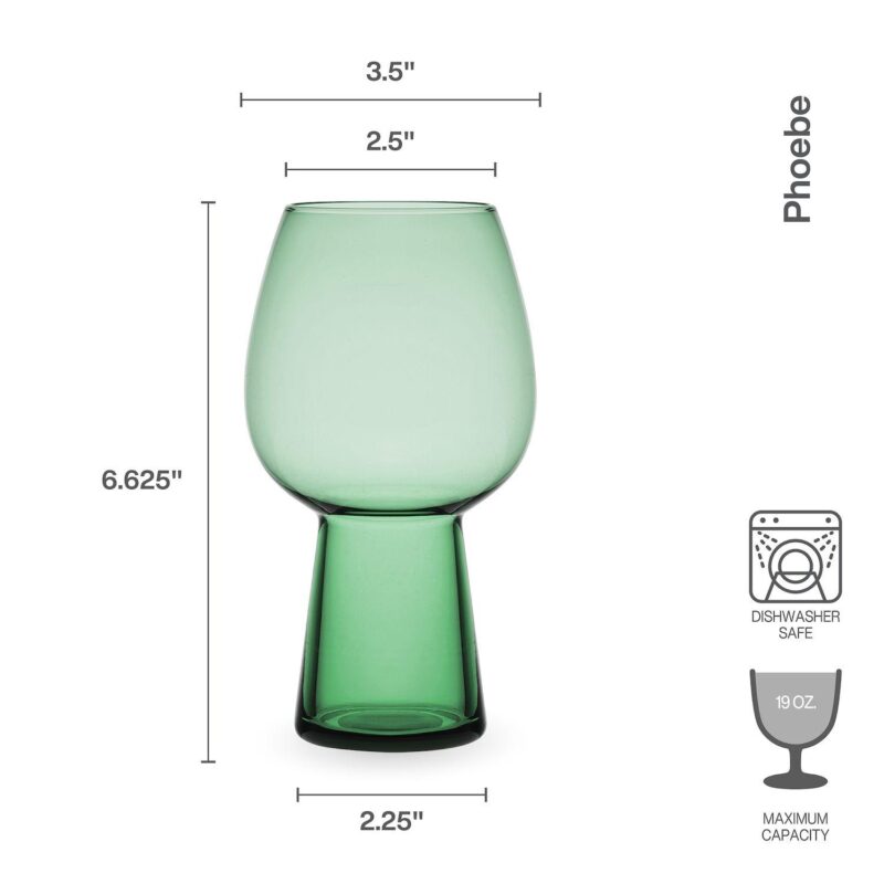 Mikasa Phoebe 4 pc Beer Goblets Set - Image 5
