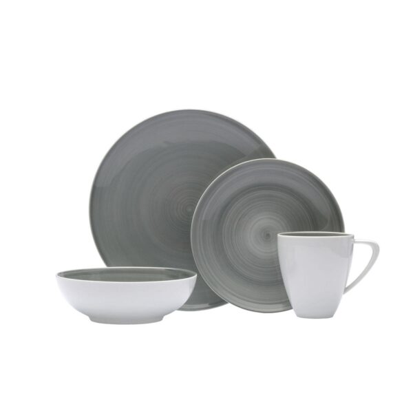 Mikasa Savona Grey 4-Piece Place Setting