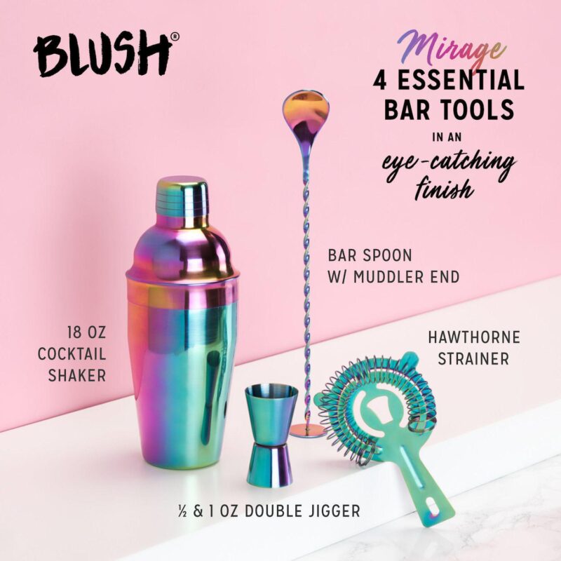 Mirage Rainbow Barware Set by Blush - Image 2
