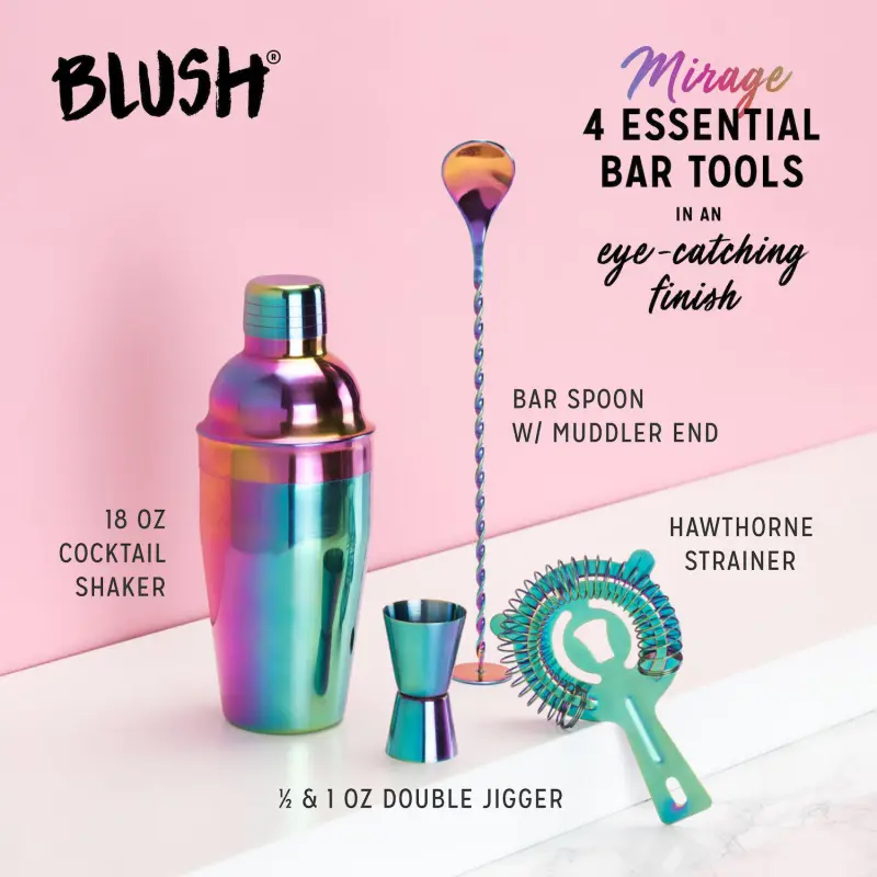 Mirage Rainbow Barware Set by Blush - Image 2