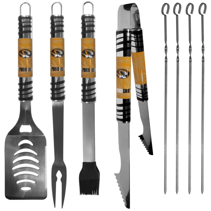 Missouri Tigers Tailgater 8-Piece BBQ Grill Set - Image 2